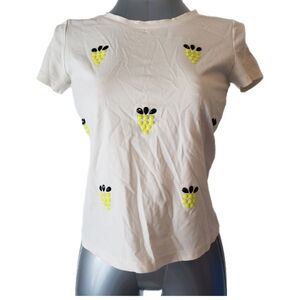 Lagogo Beaded Graphic Tee – Size 38